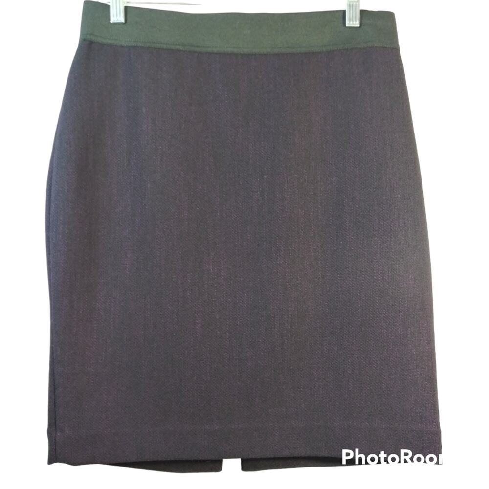 Express Purple Knit Stretch Pencil Skirt Size 10